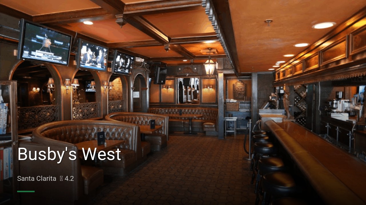 Busby's West - Sports Bars in Santa Clarita