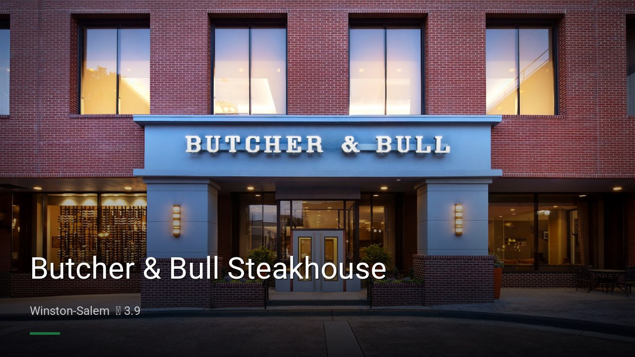 Butcher & Bull Steakhouse - Sports Bars in Winston-Salem