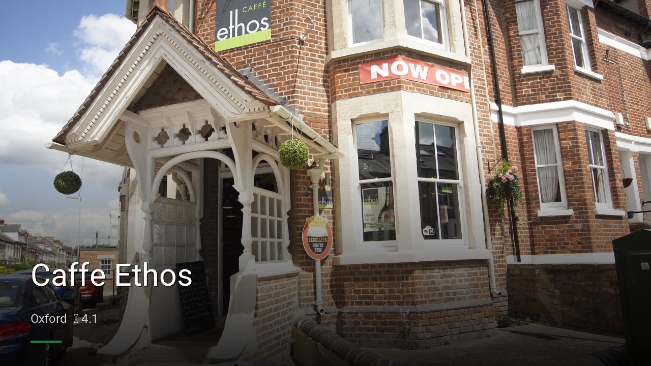 Caffe Ethos - Sports Bars in Oxford