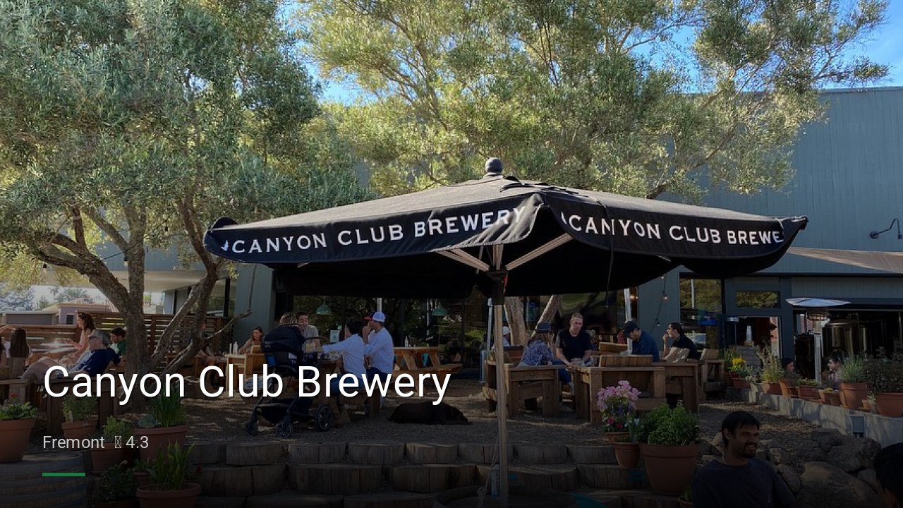 Canyon Club Brewery - Sports Bars in Fremont