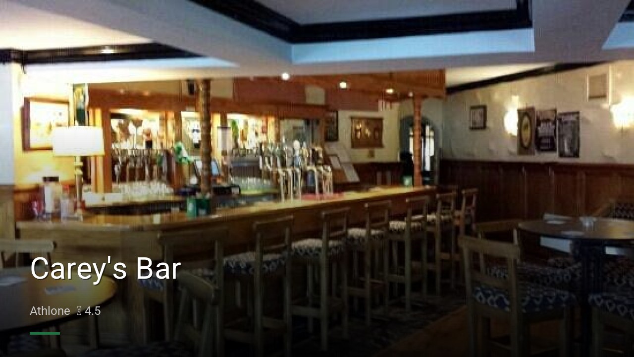 Carey's Bar - Sports Bars in Athlone