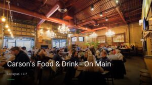 Carson’s Food & Drink – On Main — Sports bars in Lexington