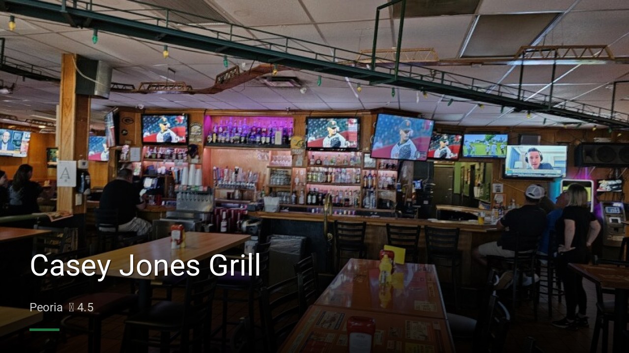 Casey Jones Grill - Sports Bars in Peoria