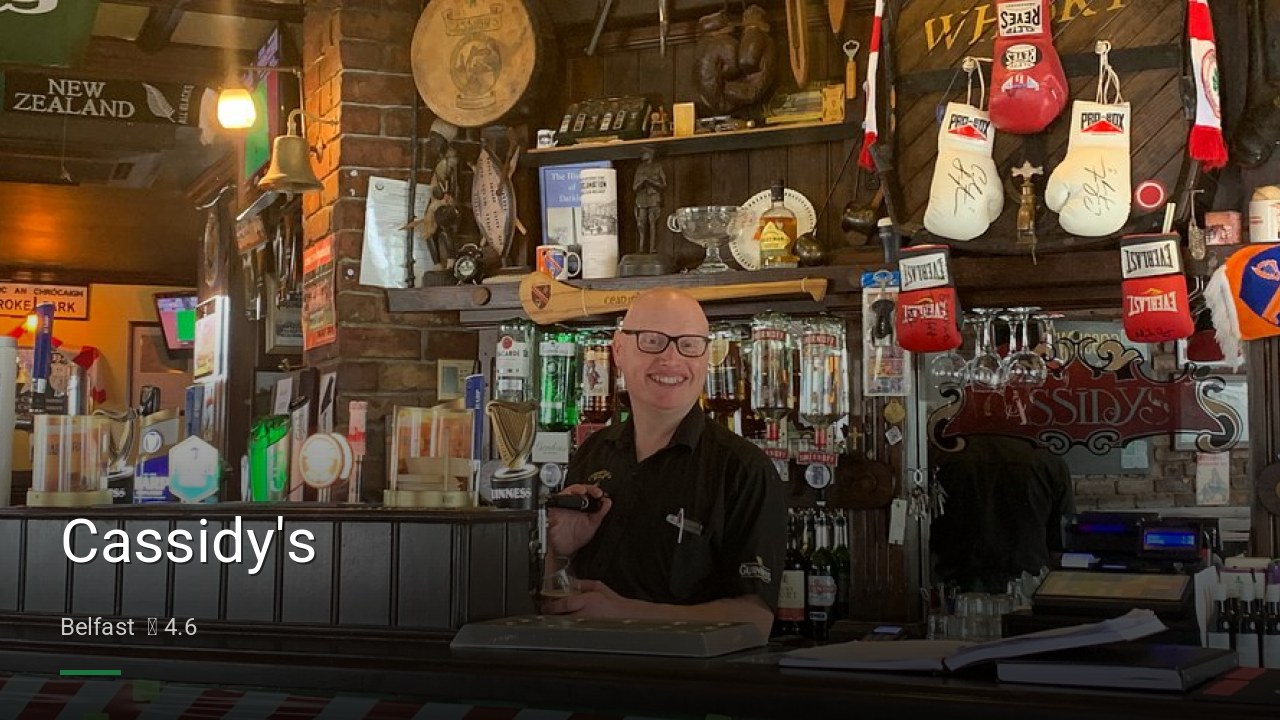 Cassidy's - Sports Bars in Belfast