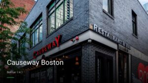 Causeway Boston — Sports bars in Boston