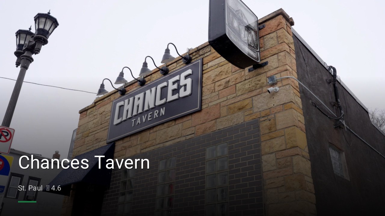 Chances Tavern - Sports Bars in St. Paul