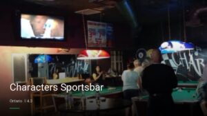 Characters Sportsbar — Sports bars in Ontario