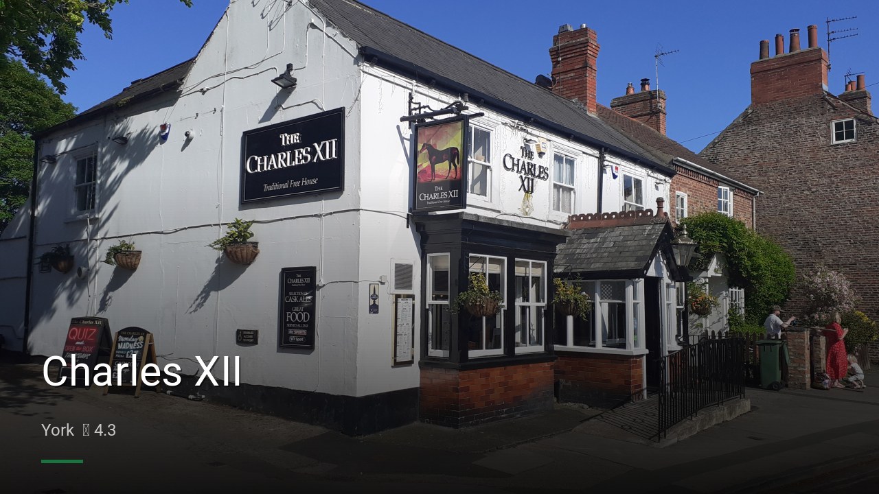 Charles XII - Sports Bars in York