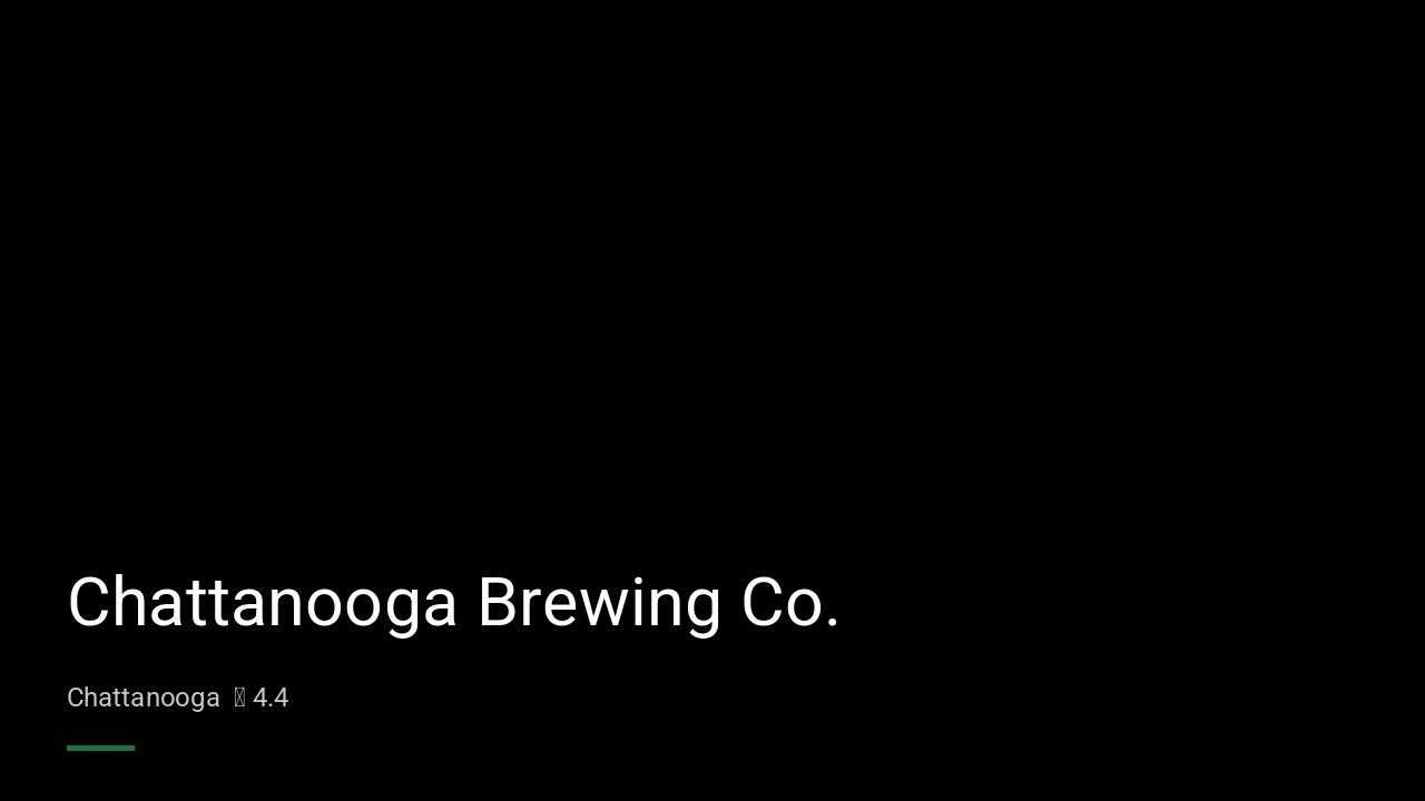 Chattanooga Brewing Co. - Sports Bars in Chattanooga