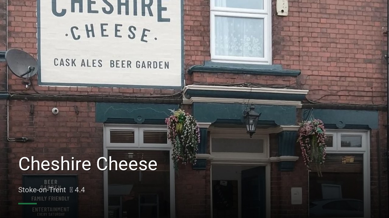 Cheshire Cheese - Sports Bars in Stoke-on-Trent