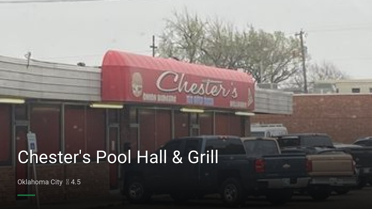 Chester's Pool Hall & Grill - Sports Bars in Oklahoma City