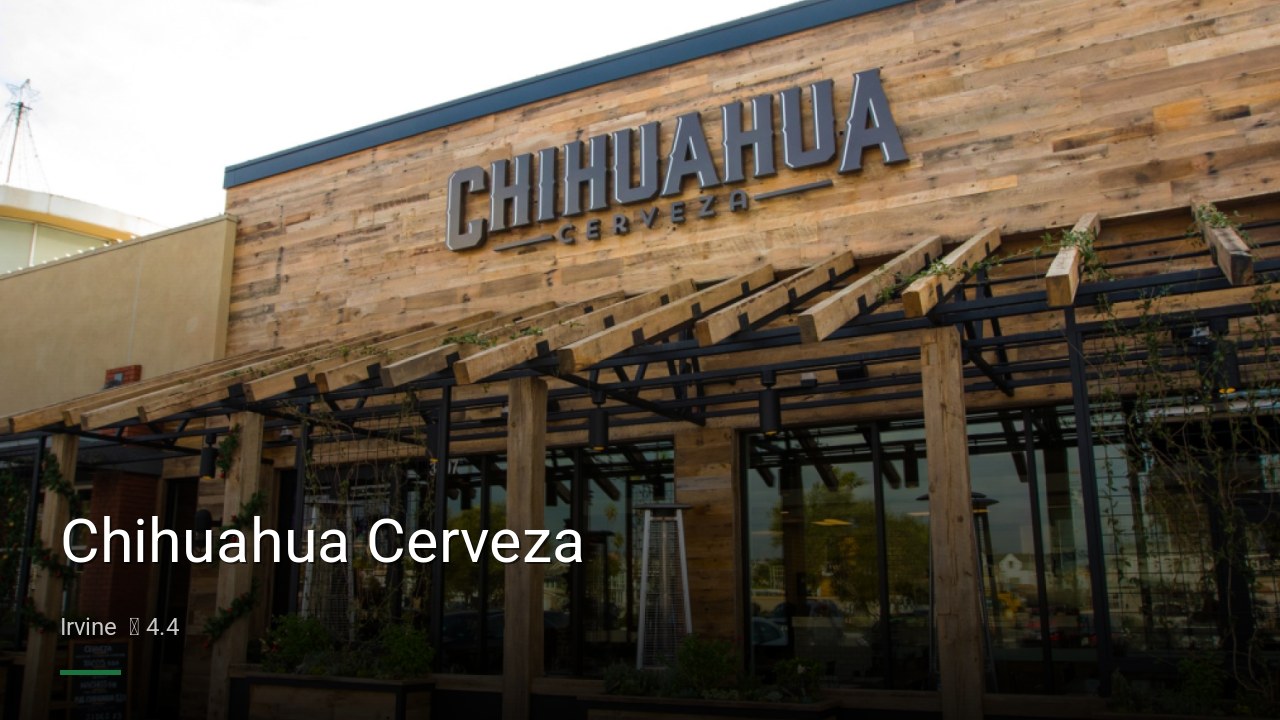 Chihuahua Cerveza - Sports Bars in Irvine