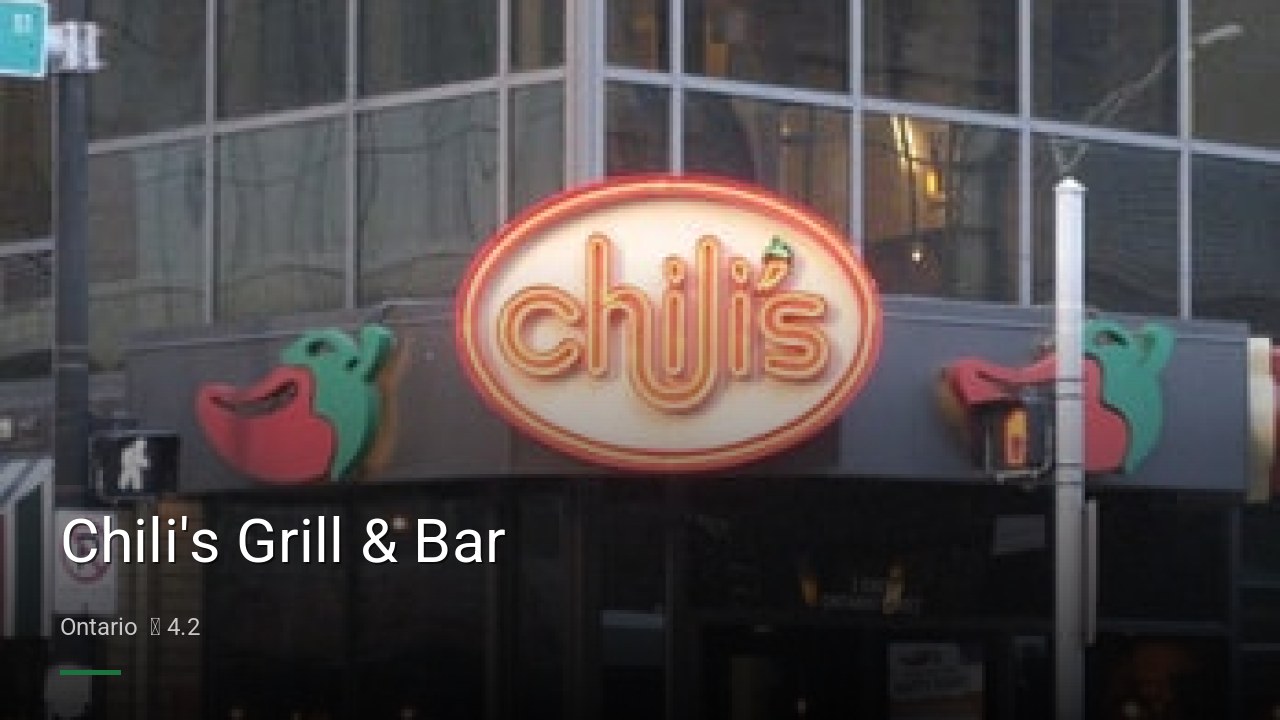 Chili's Grill & Bar - Sports Bars in Ontario