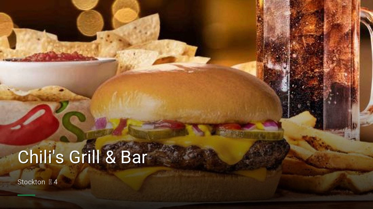 Chili's Grill & Bar - Sports Bars in Stockton