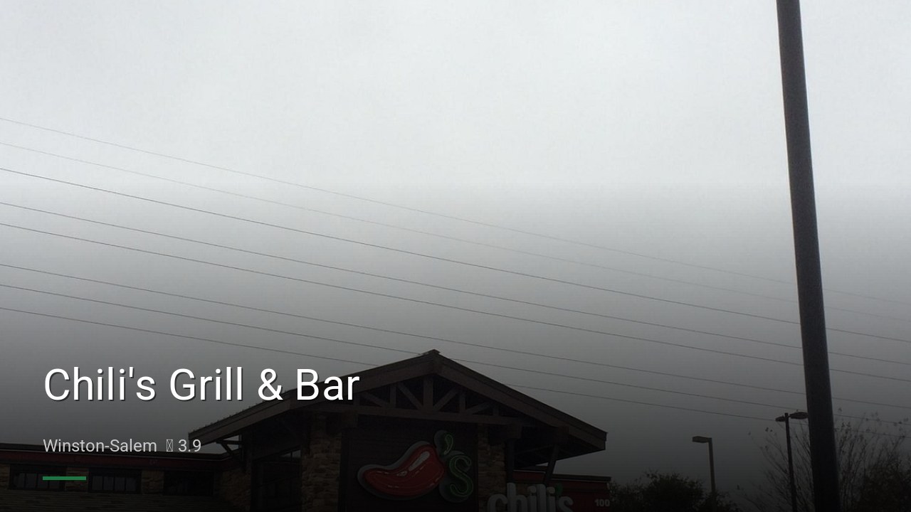 Chili's Grill & Bar - Sports Bars in Winston-Salem