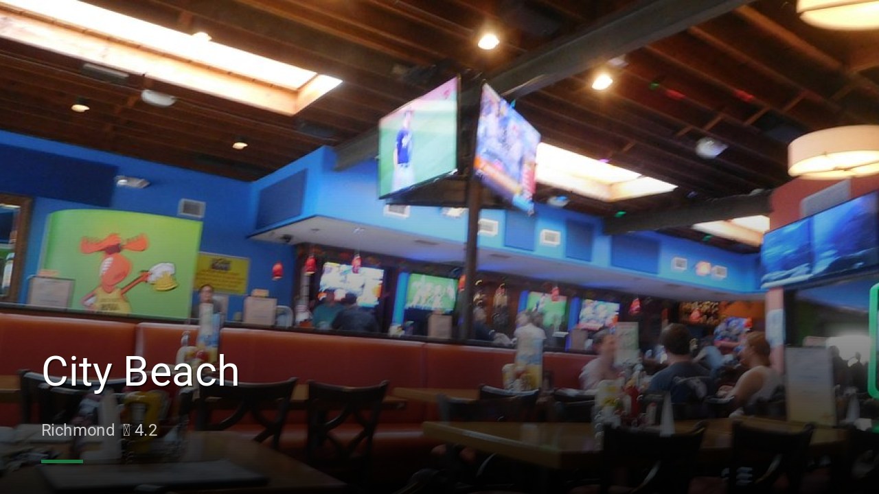City Beach - Sports Bars in Richmond