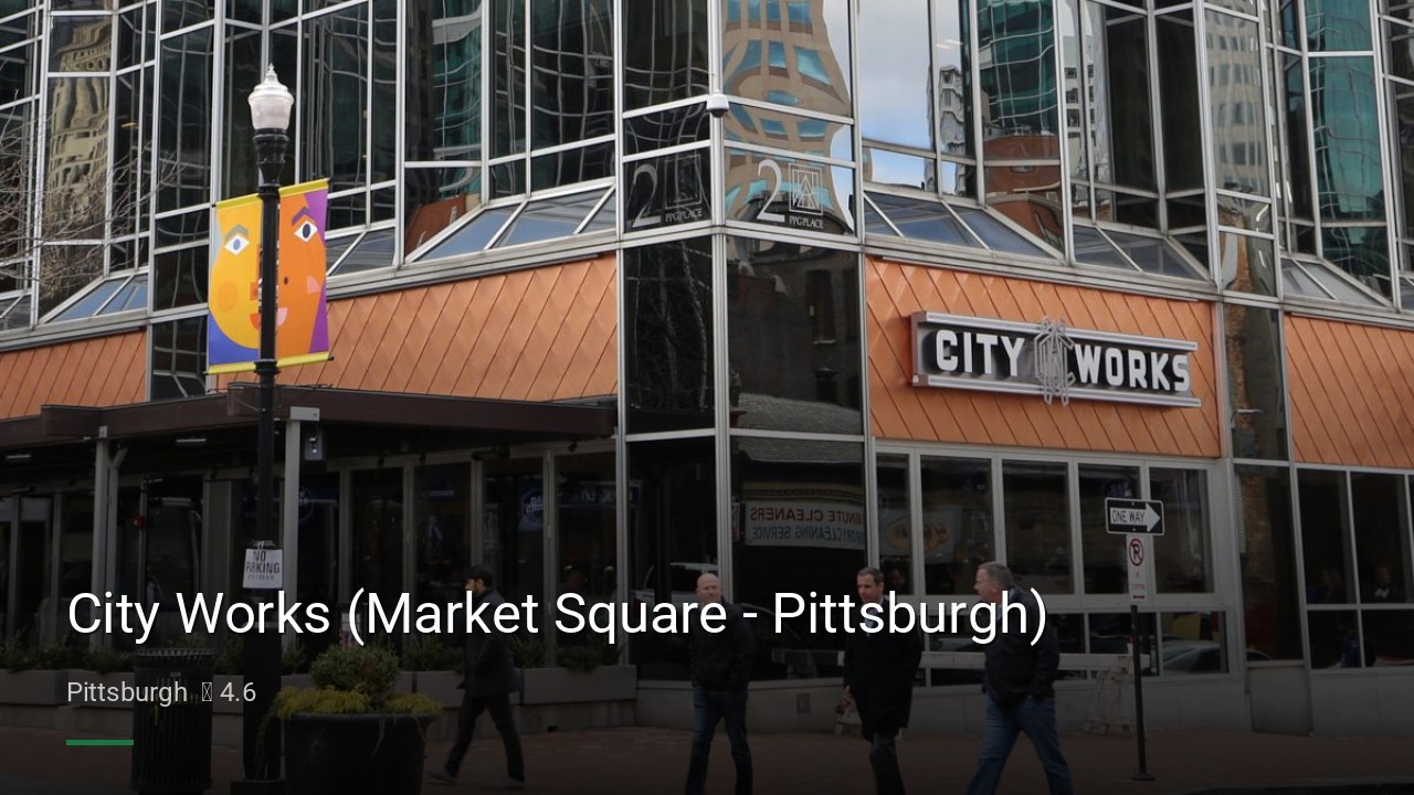 City Works (Market Square - Pittsburgh) - Sports Bars in Pittsburgh
