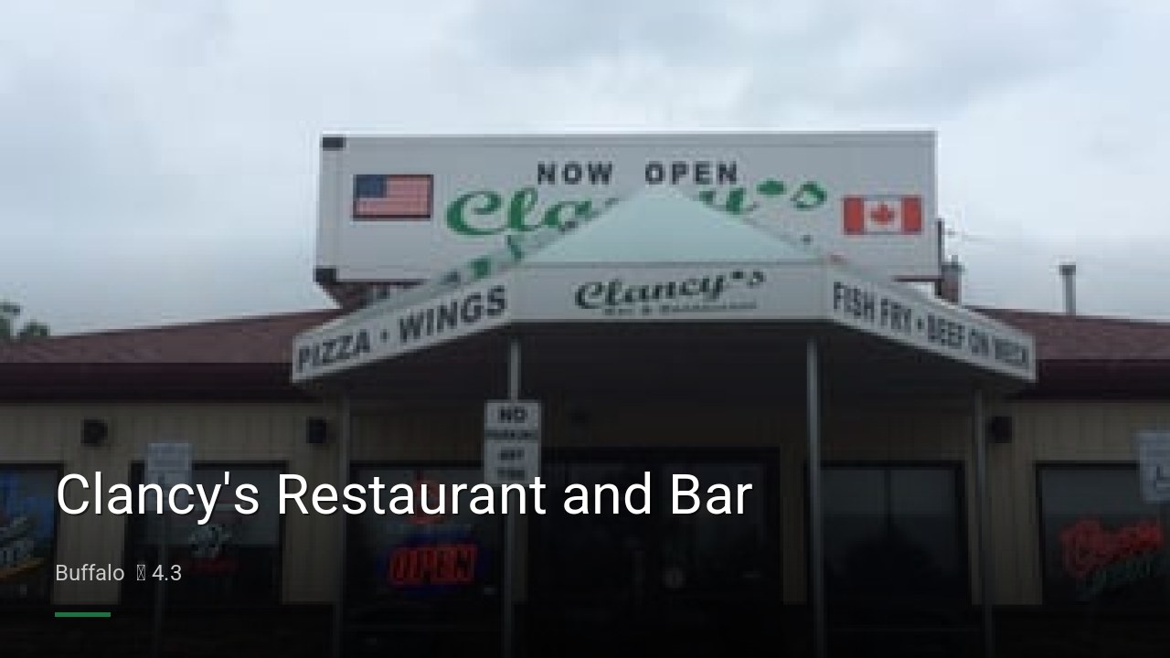 Clancy's Restaurant and Bar - Sports Bars in Buffalo