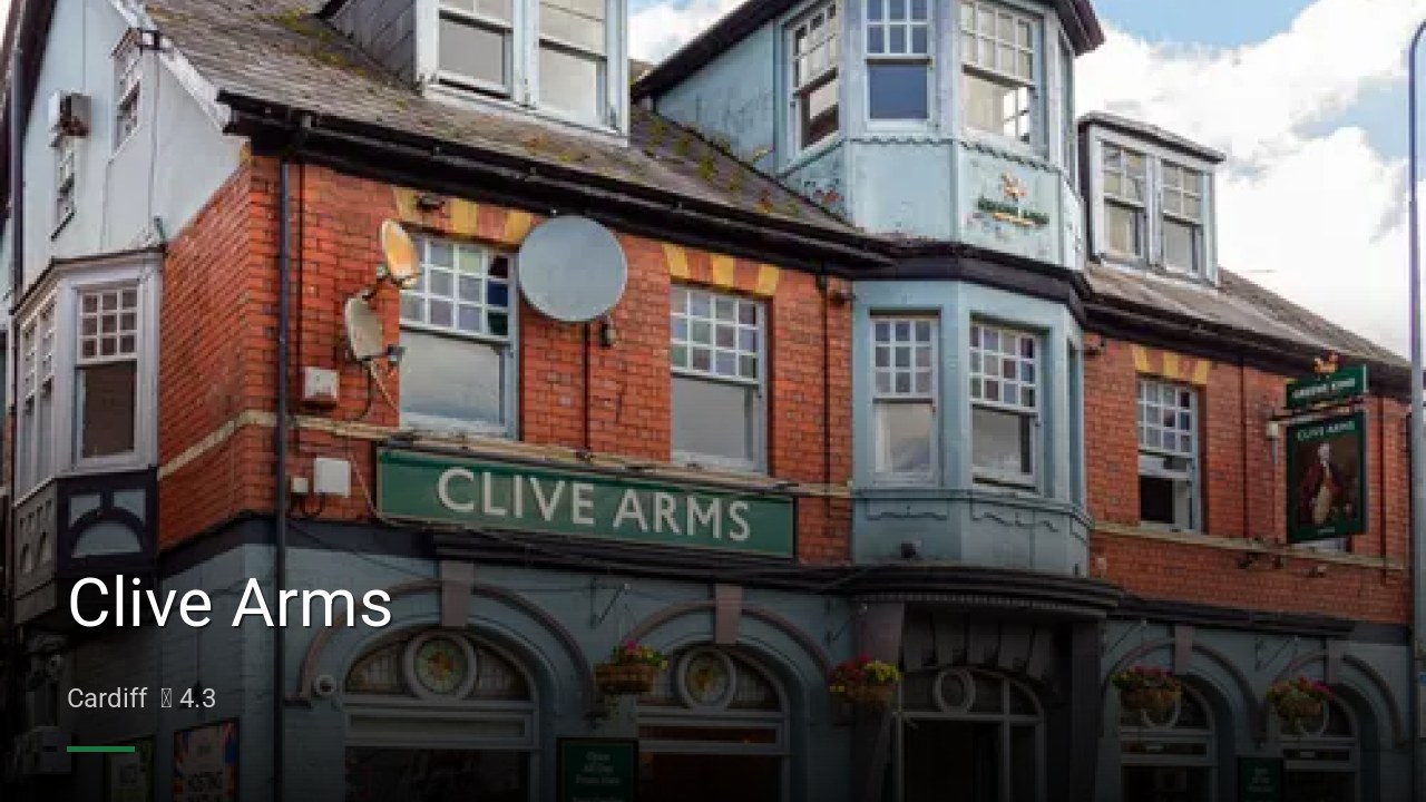 Clive Arms - Sports Bars in Cardiff