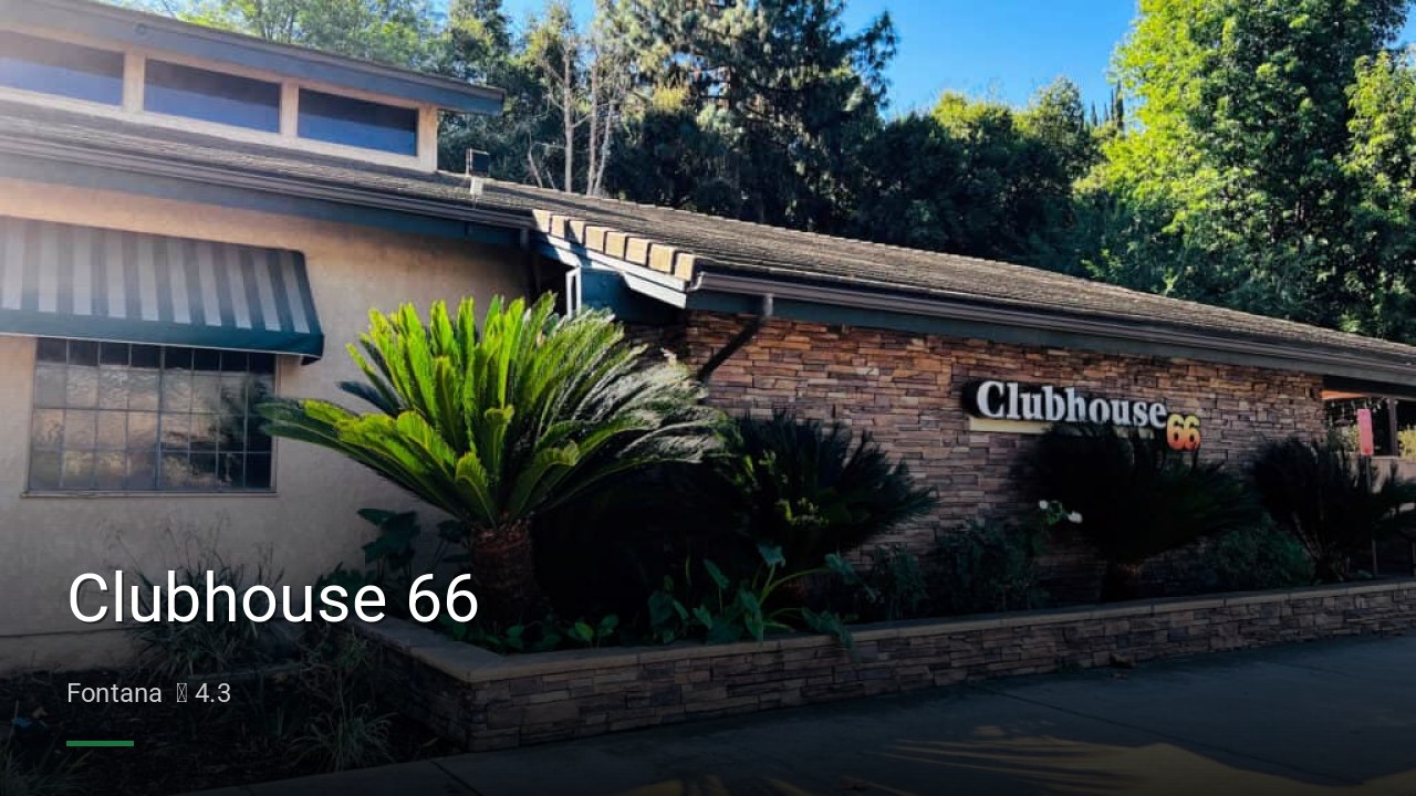 Clubhouse 66 - Sports Bars in Fontana