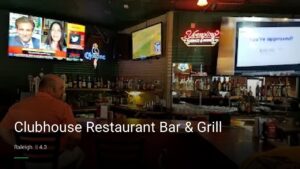 Clubhouse Restaurant Bar & Grill — Sports bars in Raleigh