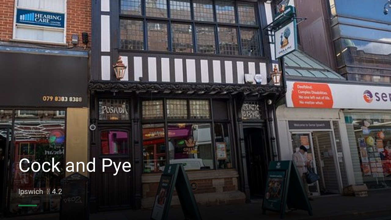 Cock and Pye - Sports Bars in Ipswich