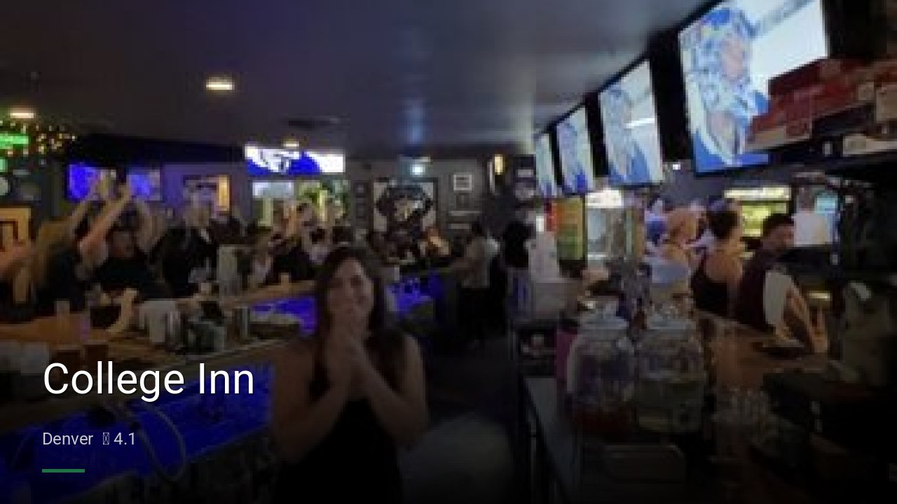 College Inn - Sports Bars in Denver
