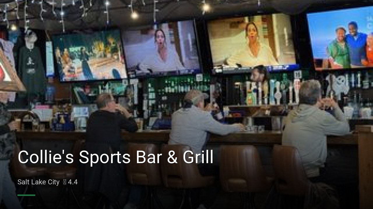 Collie's Sports Bar & Grill - Sports Bars in Salt Lake City