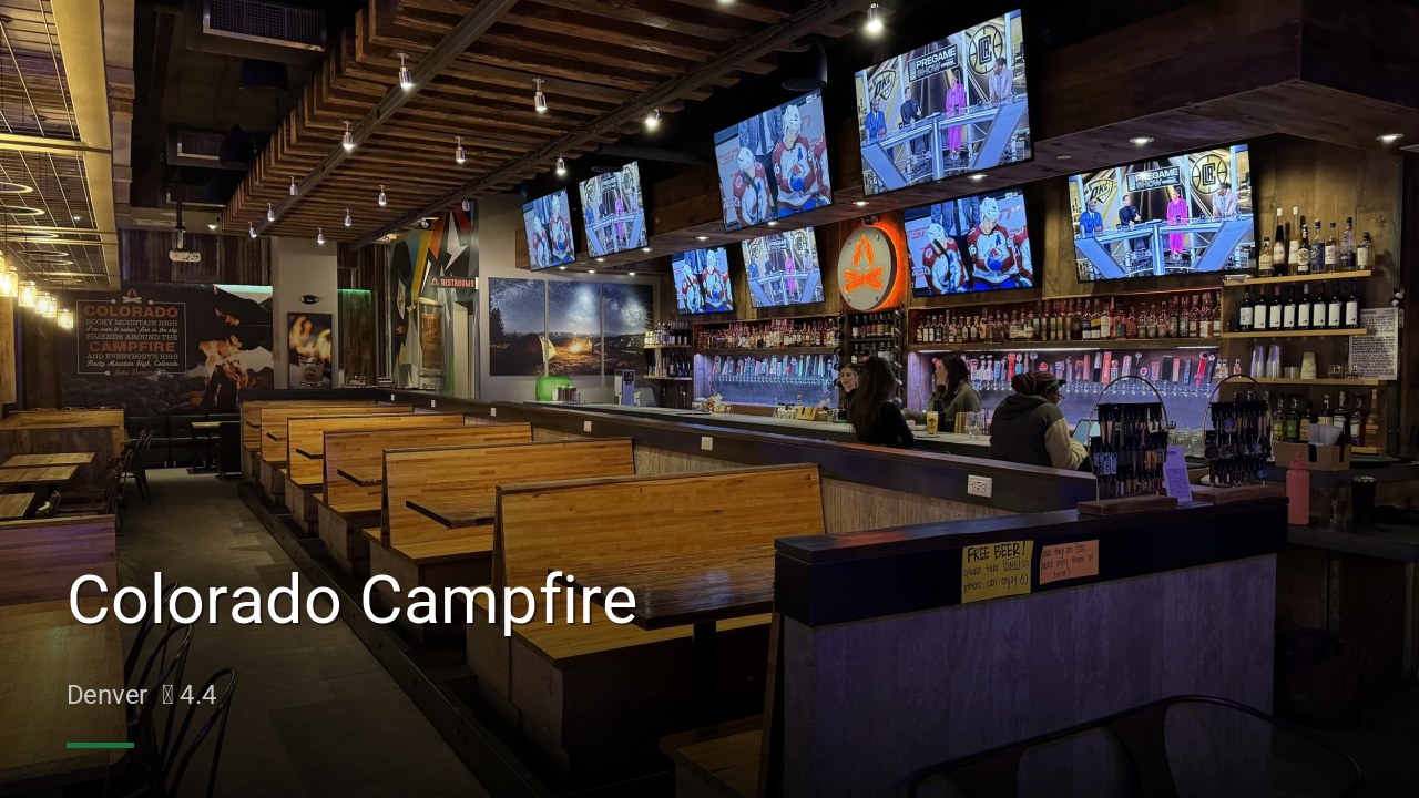 Colorado Campfire - Sports Bars in Denver