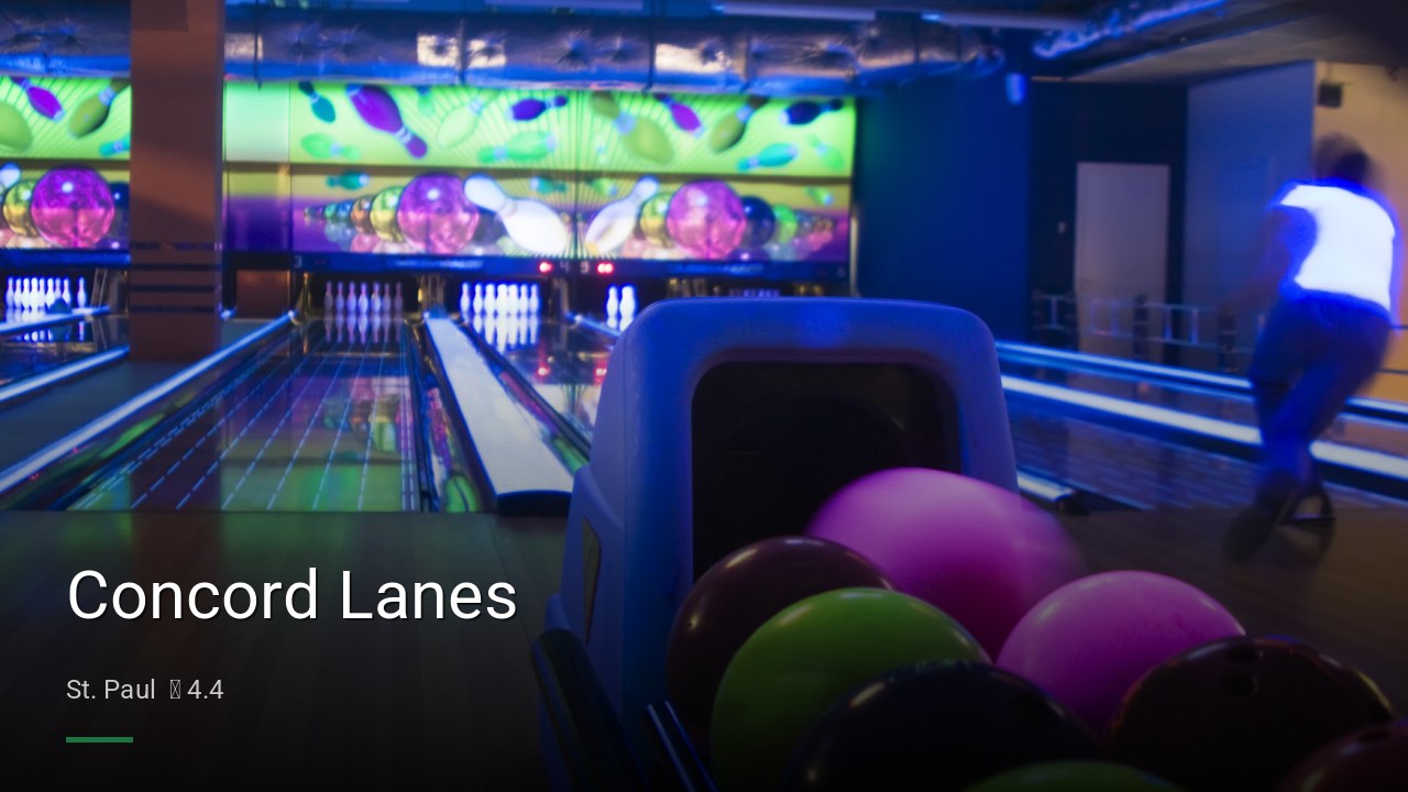 Concord Lanes - Sports Bars in St. Paul