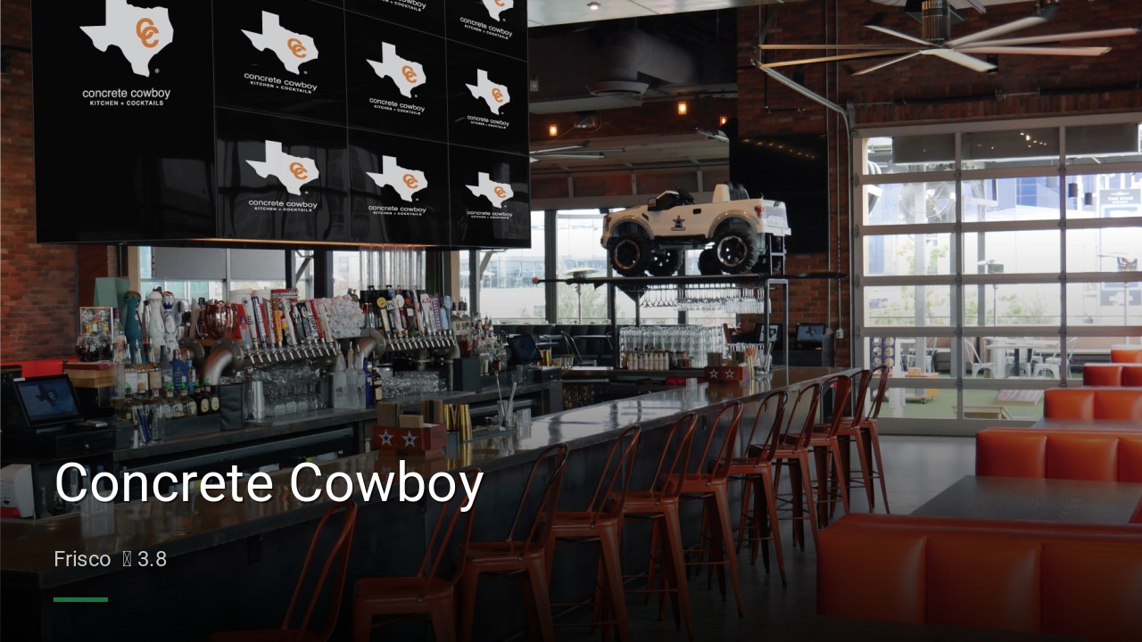 Concrete Cowboy - Sports Bars in Frisco