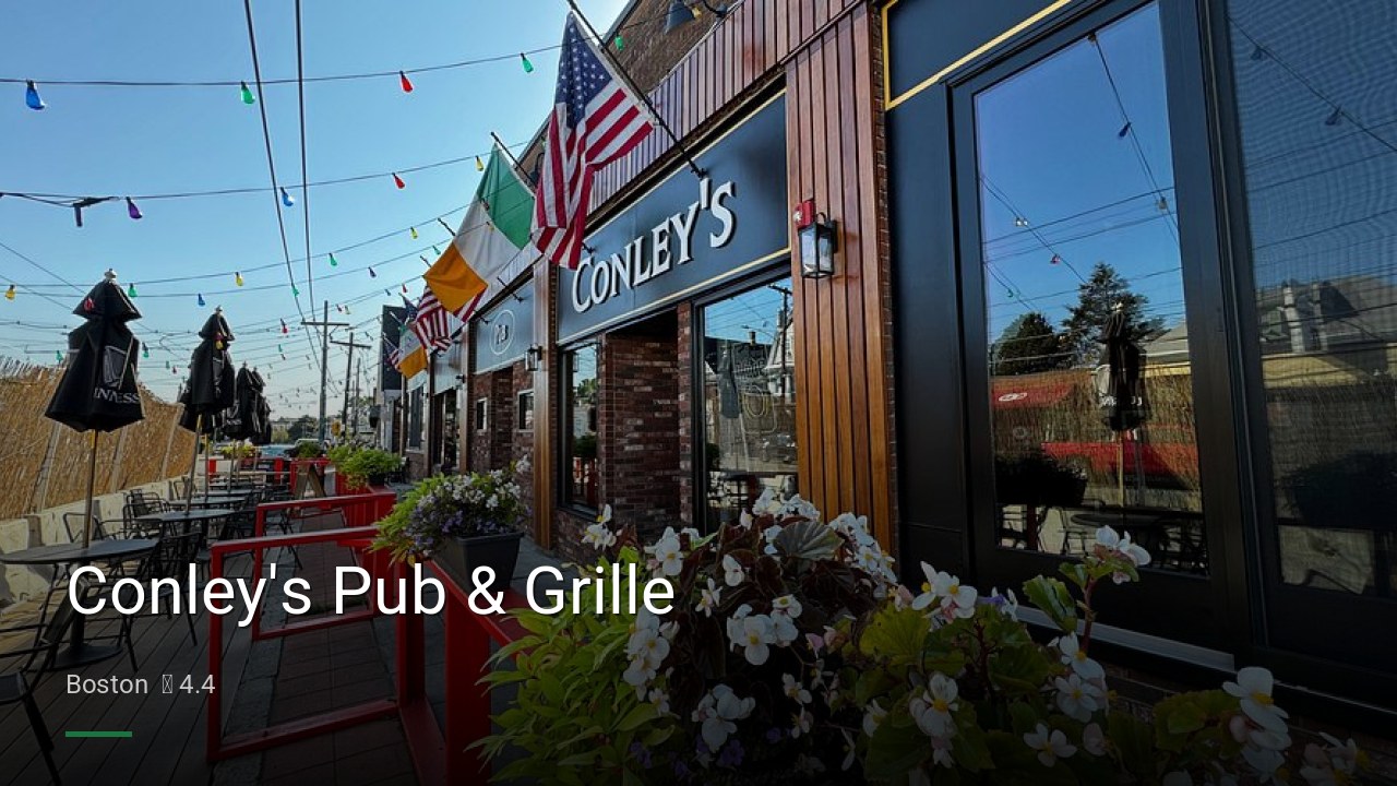 Conley's Pub & Grille - Sports Bars in Boston