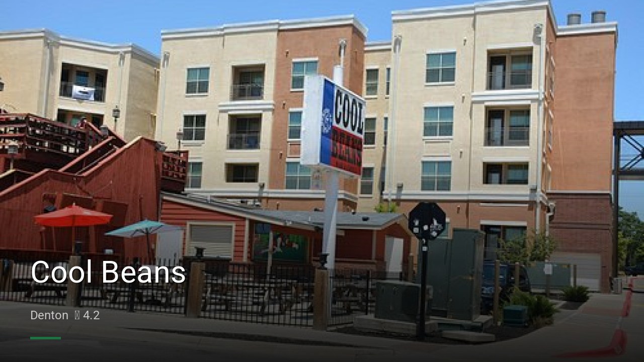 Cool Beans - Sports Bars in Denton