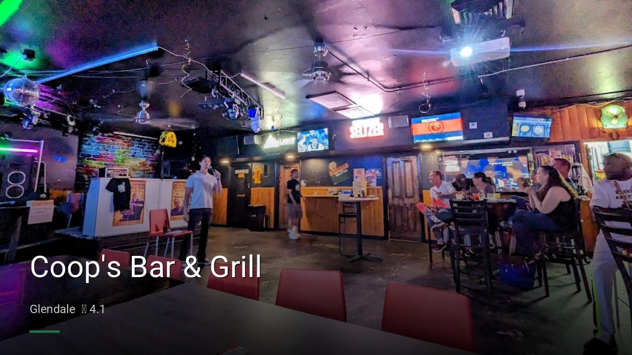 Coop's Bar & Grill - Sports Bars in Glendale