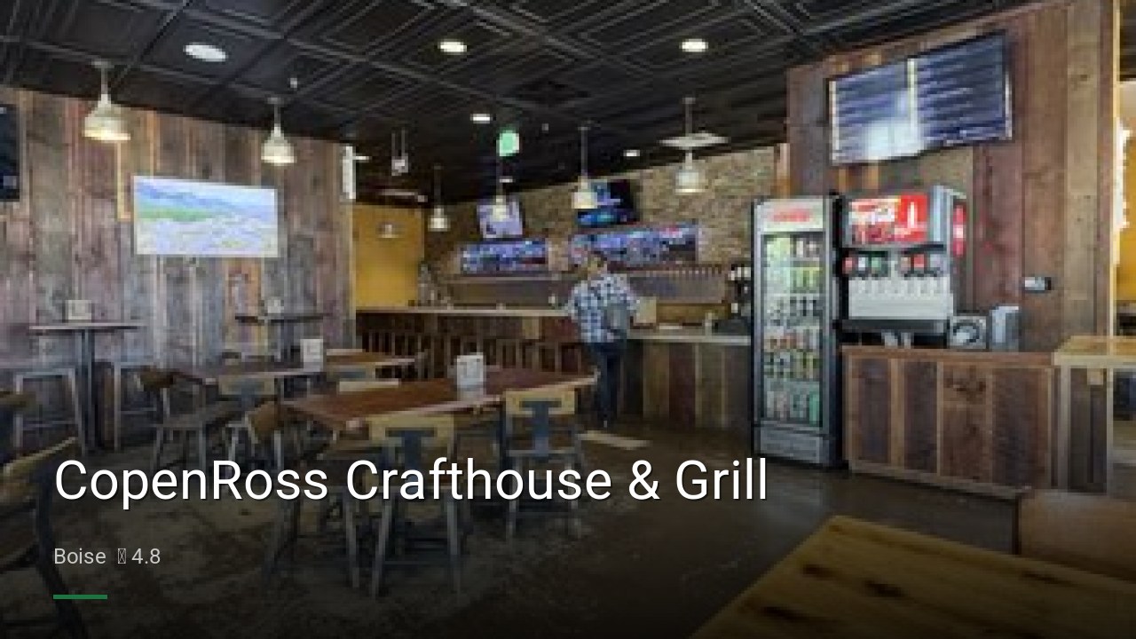 CopenRoss Crafthouse & Grill - Sports Bars in Boise