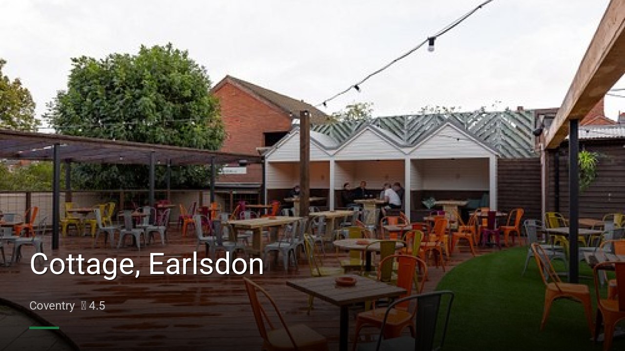 Cottage, Earlsdon - Sports Bars in Coventry
