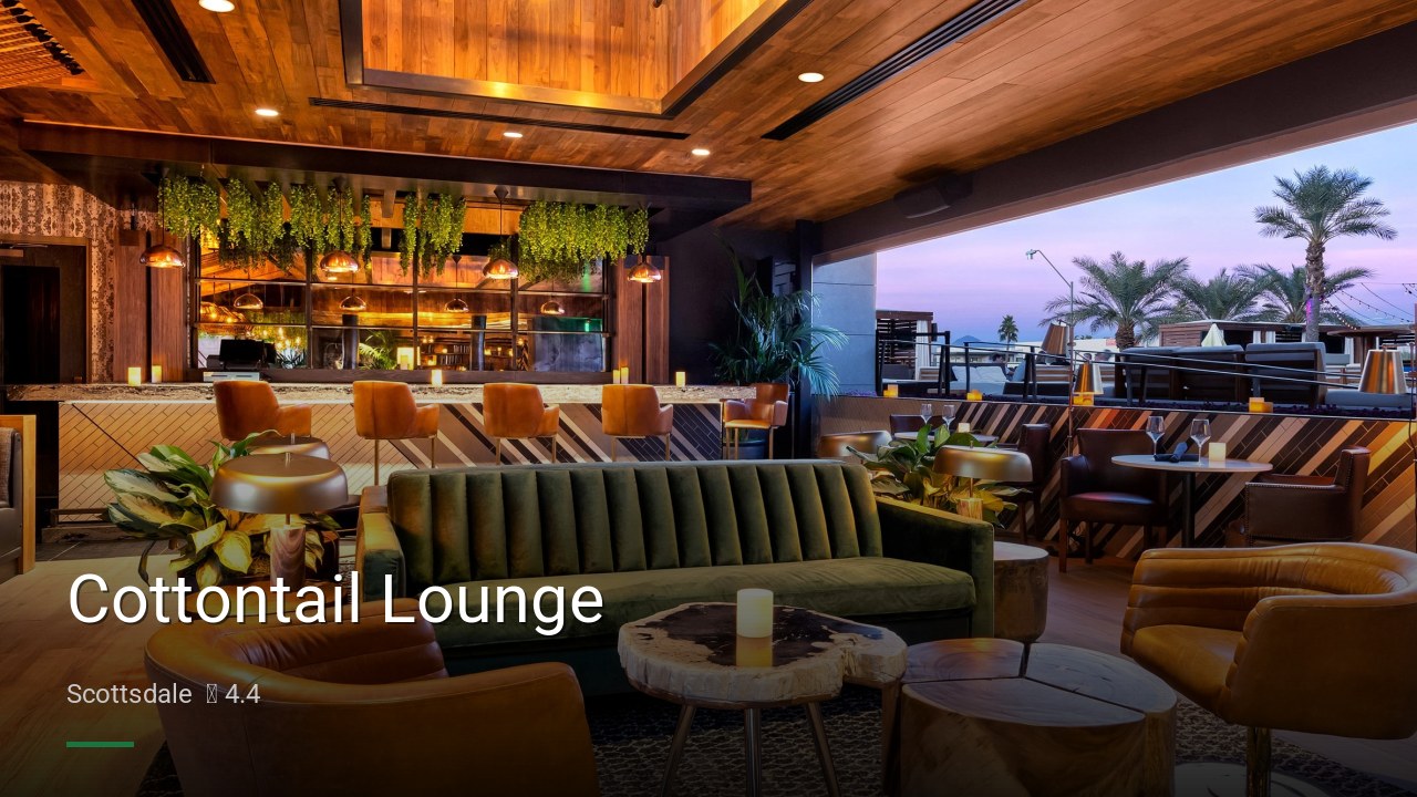 Cottontail Lounge - Sports Bars in Scottsdale