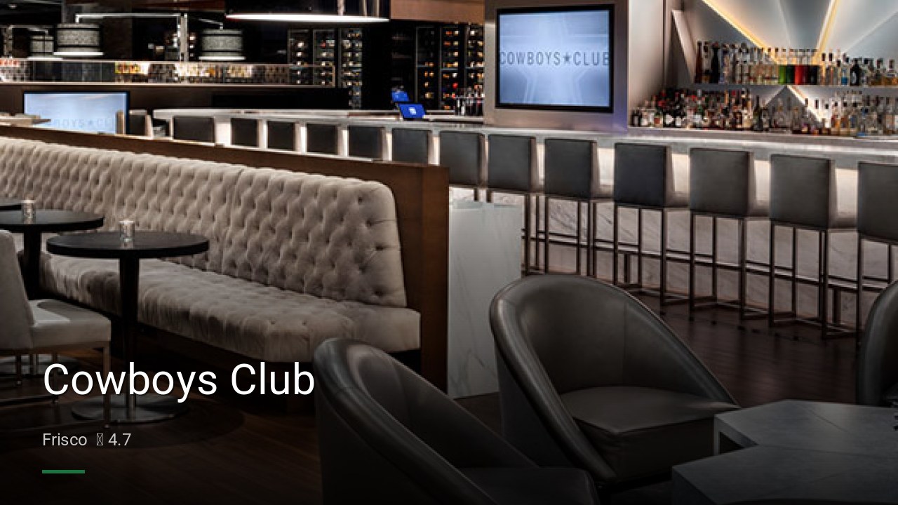 Cowboys Club - Sports Bars in Frisco