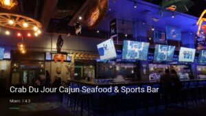 Crab Du Jour Cajun Seafood & Sports Bar — Sports bars in Miami