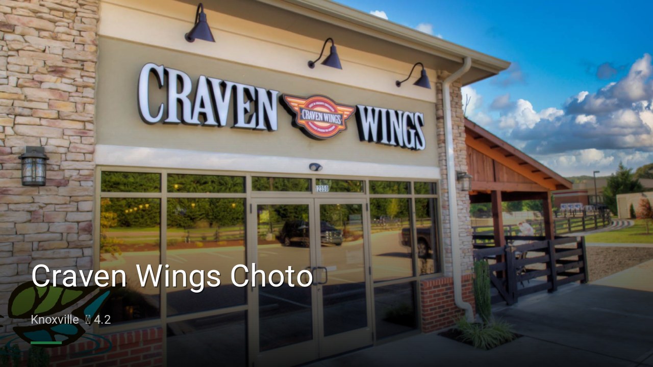 Craven Wings Choto - Sports Bars in Knoxville