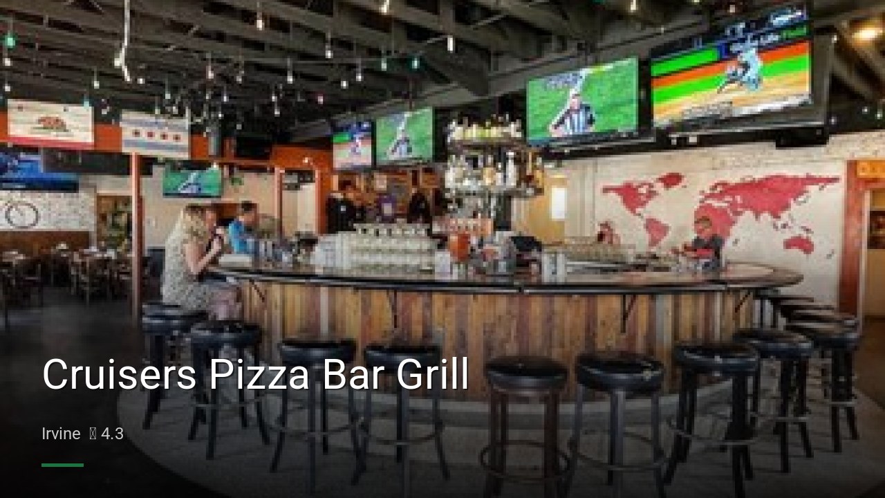 Cruisers Pizza Bar Grill - Sports Bars in Irvine