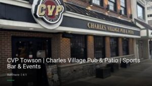 CVP Towson | Charles Village Pub & Patio | Sports Bar & Events — Sports bars in Baltimore