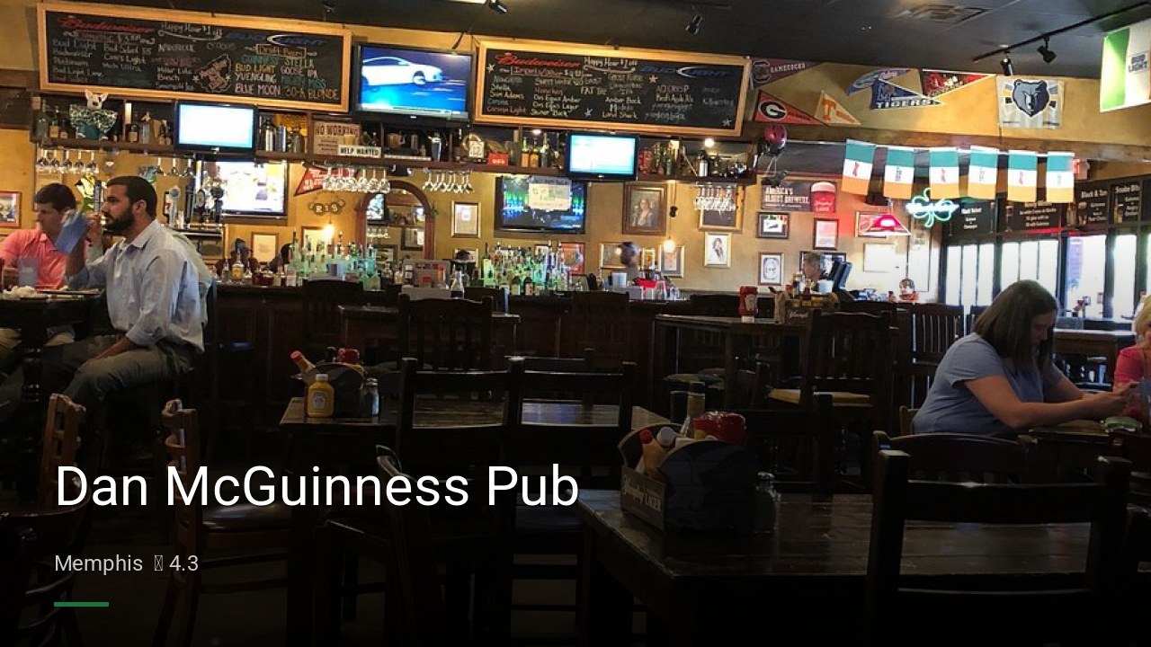 Dan McGuinness Pub - Sports Bars in Memphis