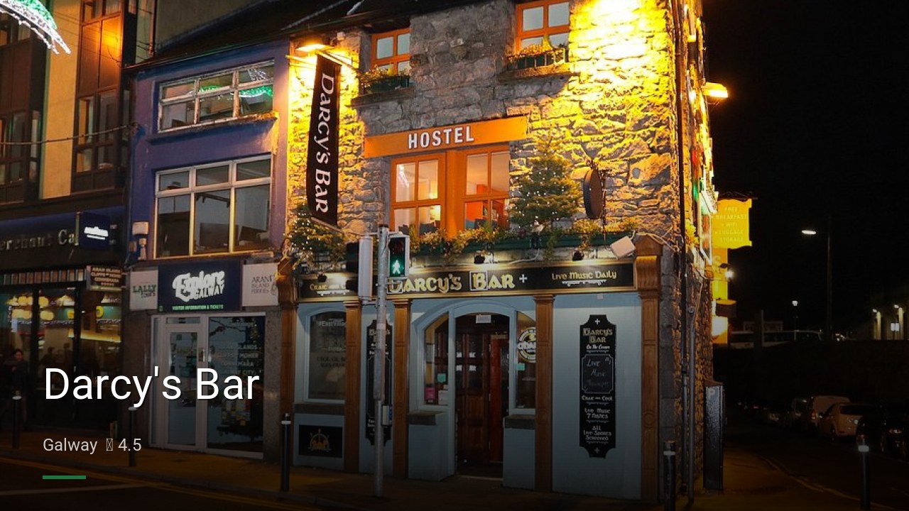 Darcy's Bar - Sports Bars in Galway