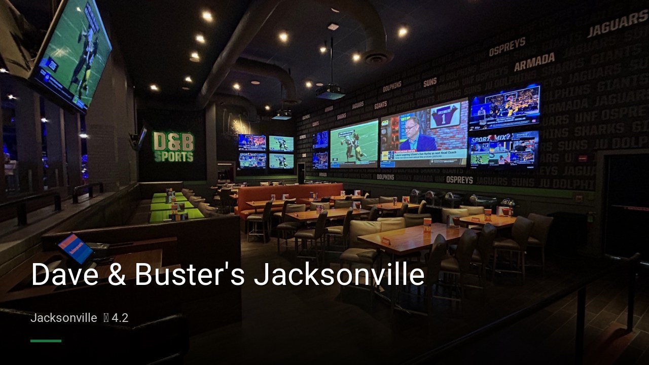 Dave & Buster's Jacksonville - Sports Bars in Jacksonville