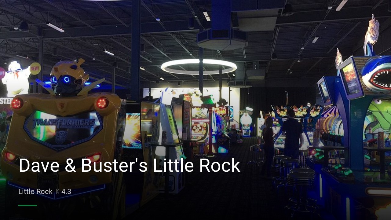 Dave & Buster's Little Rock - Sports Bars in Little Rock