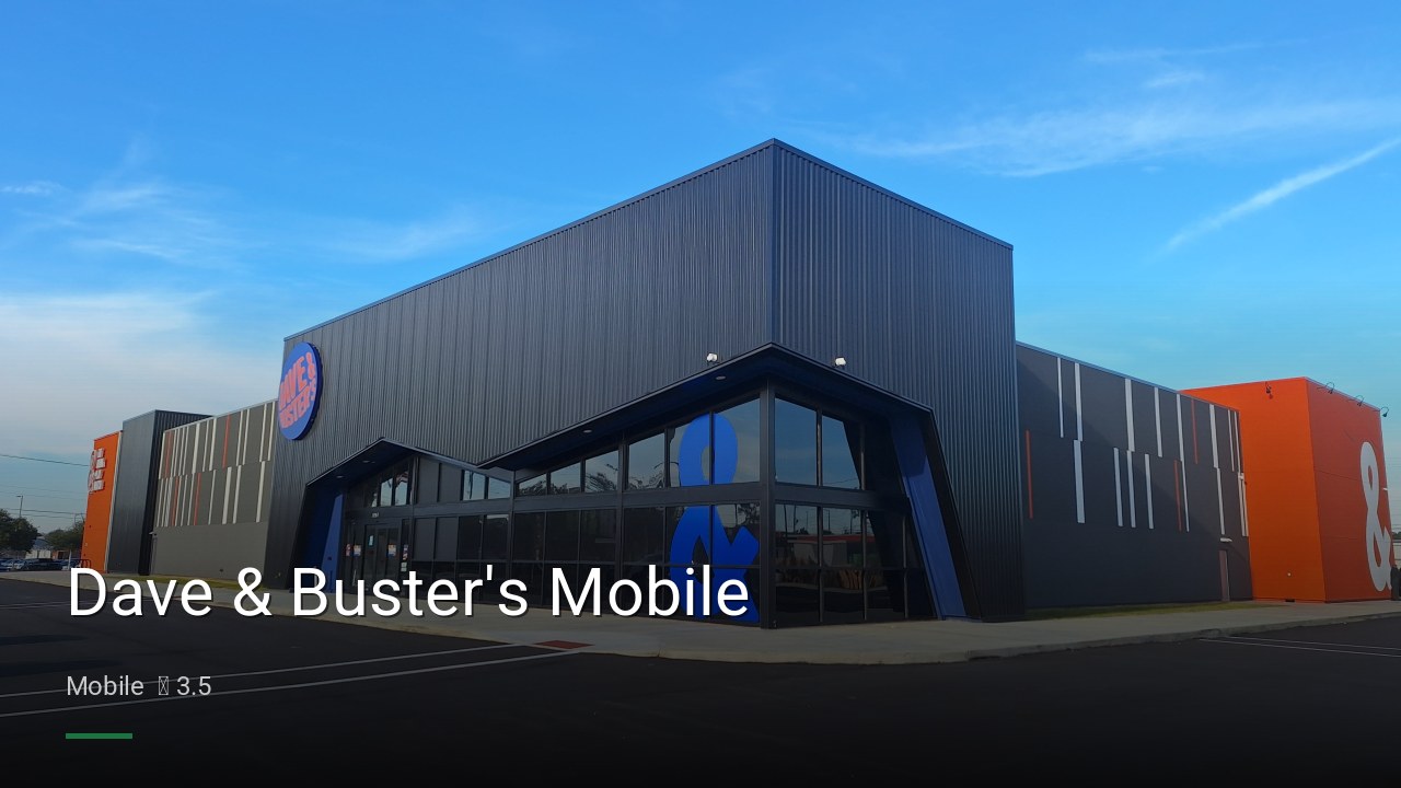 Dave & Buster's Mobile - Sports Bars in Mobile