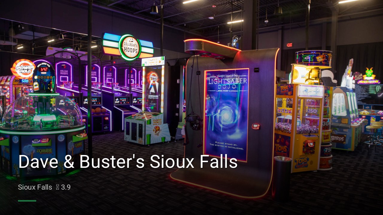 Dave & Buster's Sioux Falls - Sports Bars in Sioux Falls