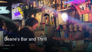 Deane’s Bar and Thrill — Sports bars in Ontario