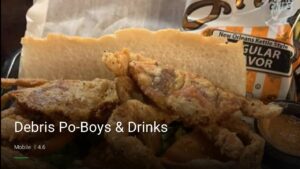 Debris Po-Boys & Drinks — Sports bars in Mobile